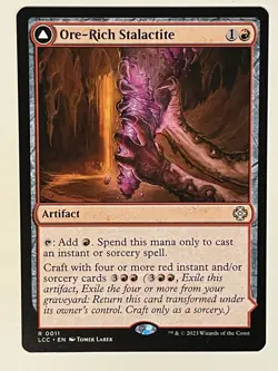 Ore-Rich Stalactite Commander: the Lost Caverns of Ixalan Non-Foil Regular MTG - Image 1
