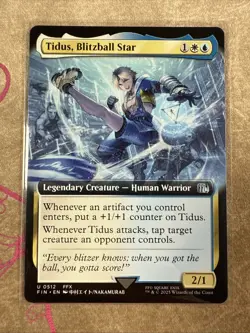 MTG Tidus, Blitzball Star (Extended Art) - FINAL FANTASY (FIN) Uncommon #0512 - Image 1