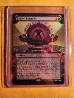 NM+ Authentic Legion Extruder Showcase Foil The Big Score #0042 Mythic Rare MTG - Image 3