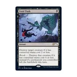 WOTC MtG Magic the Gathering Fatal Push (R) (Foil) NM - Image 1