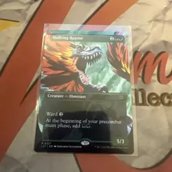 MTG Hulking Raptor (Borderless) The Lost Caverns of Ixalan Regular #0327 - Image 1