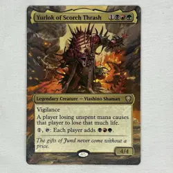 MTG Yurlok Of Scorch Trash Alter, Hand Painted Altered Card, Commander Magic - Image 1