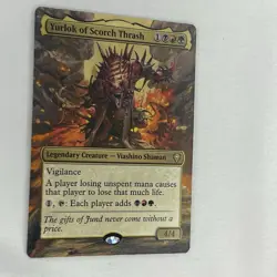 MTG Yurlok Of Scorch Trash Alter, Hand Painted Altered Card, Commander Magic - Image 3