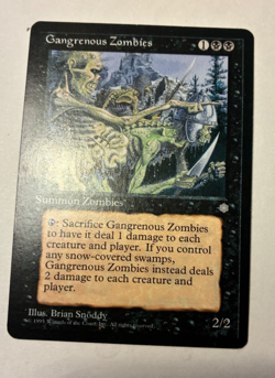 MTG gangrenous Zombies Ice Age LP common - Image 1