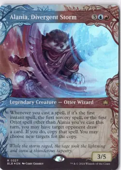 Alania, Divergent Storm NM/M* FOIL SHOWCASE Bloomburrow 0327 mtg -UnltdCards - Image 1