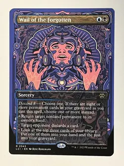 Wail of the Forgotten Borderless The Lost Caverns of Ixalan Non-Foil Regular MTG - Image 1