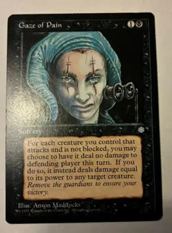 MTG Gaze of Pain  Ice Age NM common - Image 1