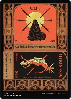 Cut // Ribbons - Foil Etched Secret Lair NM MTG - Image 1
