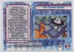 The Chess Game Foilboard Topps Pokemon Movie 2000 #15 2000 - Image 2