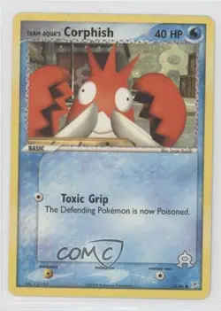 Team Aqua's Corphish Pokemon EX Magma vs Aqua #50 2004 - Image 1