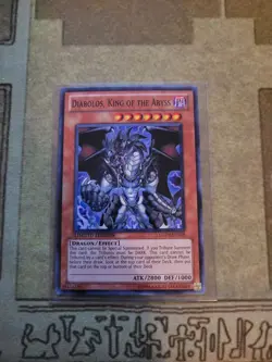 YUGIOH DIABOLOS KING OF THE ABYSS GLD4-EN018 COMMON LIMITED ED NM - Image 1