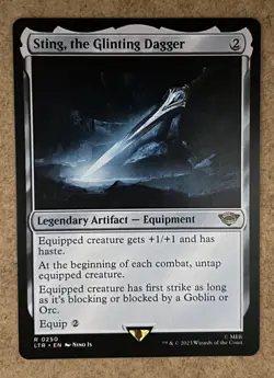 Sting, the Glinting Dagger The Lord of the Rings: Tales of Middle-Earth - NM MTG - Image 1