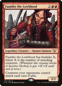 Fumiko the Lowblood - Commander 2015 | MTG Card - Image 1
