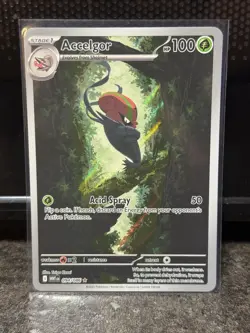 Accelgor 94/86 WHT EN-White Flare Illustration Rare Holo Pokemon Card NM - Image 1