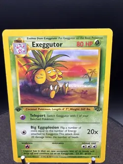 Exeggutor 35/64 - Jungle 1st Edition - Pokemon Card LP Rare Vintage 1999 - Image 2