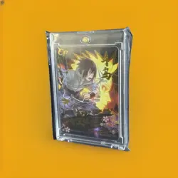Naruto Kayou Doujin CP Rare Sasuke Final Valley Full Art Trading Card - Image 2