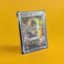 Naruto Kayou Doujin CP Rare Sasuke Final Valley Full Art Trading Card - Image 3