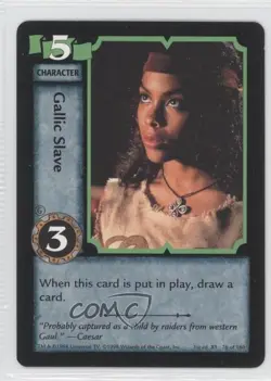 1998 Xena Warrior Princess Collectible Card Game 1st Edition Gallic Slave #76 - Image 1