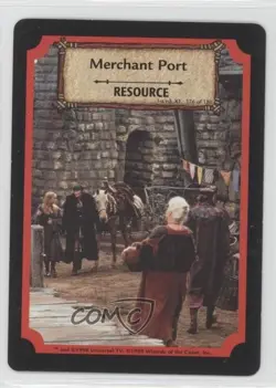 1998 Xena Warrior Princess Collectible Card Game 1st Edition Merchant Port #176 - Image 1