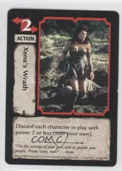 1998 Xena Warrior Princess Collectible Card Game 1st Edition Xena's Wrath #142 - Image 1