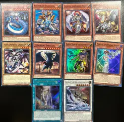 Yugioh Lightsworn Card Lot, never played mint, Michael Raiden Minerva - Image 1
