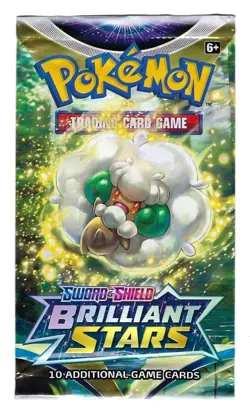 Friends In Galar - REVERSE HOLO FOIL - Brilliant Stars Set card # 140/172 - LP - Image 3