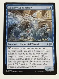 MTG Wilds of Eldraine Splashy Spellcaster 0070 NM - Image 1
