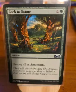 Back to Nature - Magic 2015 (M15) #169/269 MTG Magic The Gathering - Image 1