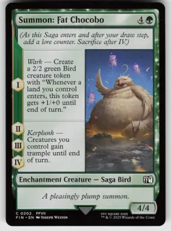 Summon: Fat Chocobo C FINAL FANTASY 202 MTG - Image 1
