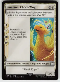 Summon: Choco/Mog C FINAL FANTASY 35 MTG - Image 1