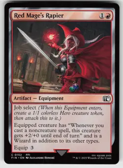 Red Mage's Rapier C FINAL FANTASY 152 MTG - Image 1