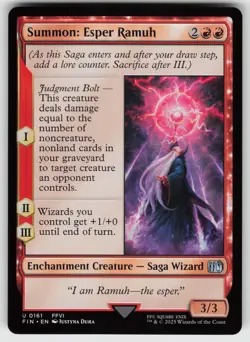 Summon: Esper Ramuh U FINAL FANTASY 161 MTG - Image 1