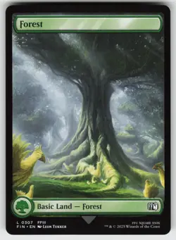 Forest (0307) L FINAL FANTASY 307 MTG - Image 1