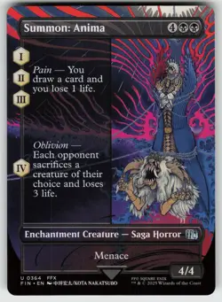 Summon: Anima (Borderless) U FINAL FANTASY 364 MTG - Image 1