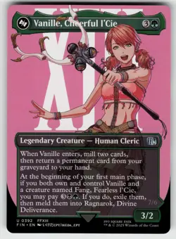 Vanille, Cheerful l'Cie (Borderless) U FINAL FANTASY 392 MTG - Image 1
