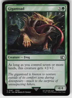 Gigantoad C FINAL FANTASY 187 MTG - Image 1