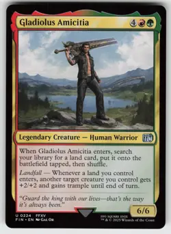 Gladiolus Amicitia U FINAL FANTASY 224 MTG - Image 1
