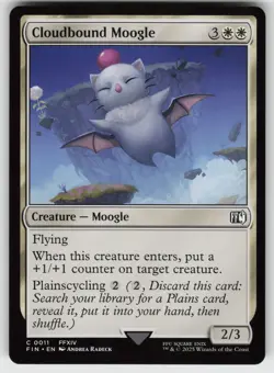 Cloudbound Moogle C FINAL FANTASY 11 MTG - Image 1