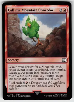 Call the Mountain Chocobo C FINAL FANTASY 131 MTG - Image 1