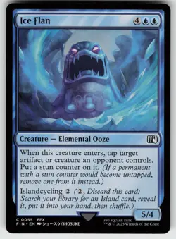 Ice Flan C FINAL FANTASY 55 MTG - Image 1