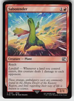 Sabotender C FINAL FANTASY 153 MTG - Image 1
