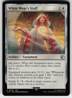 White Mage's Staff C FINAL FANTASY 42 MTG - Image 1