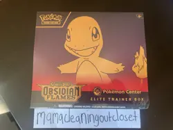 Pokemon Center Exclusive Obsidian Flames ETB Elite Trainer Box SEALED (dent) - Image 1