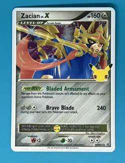 Pokemon Zacian LV. X SWSH135 SWSH: Sword & Shield Promo Cards Holo - Image 1