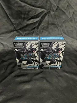 Pokemon TCG Scarlet & Violet Black Bolt Booster Bundle Set of 2 Lot Sealed - Image 1