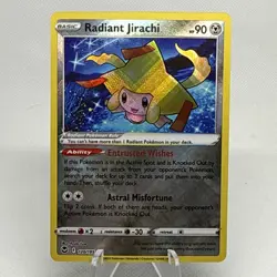 Radiant Jirachi Radiant Rare SWSH12: Silver Tempest 120/195 Pokemon TCG - Image 1