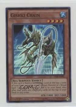 Super Rare - Gishki Chain 1st Ed. YuGiOh The Secret Forces #THSF-EN041 - Image 1