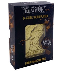 Yugioh Dark Magician Girl Limited Edition 24 Karat Gold Plated Metal Card New - Image 2