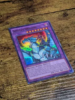 Yugioh Amulet Dragon DRL3-EN043 1st Edition Ultra Rare Near Mint - Image 2
