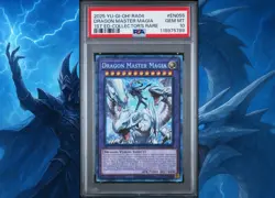 YuGiOh! PSA 10 Dragon Master Magia Collector’s Rare RA04-EN055 - Image 1